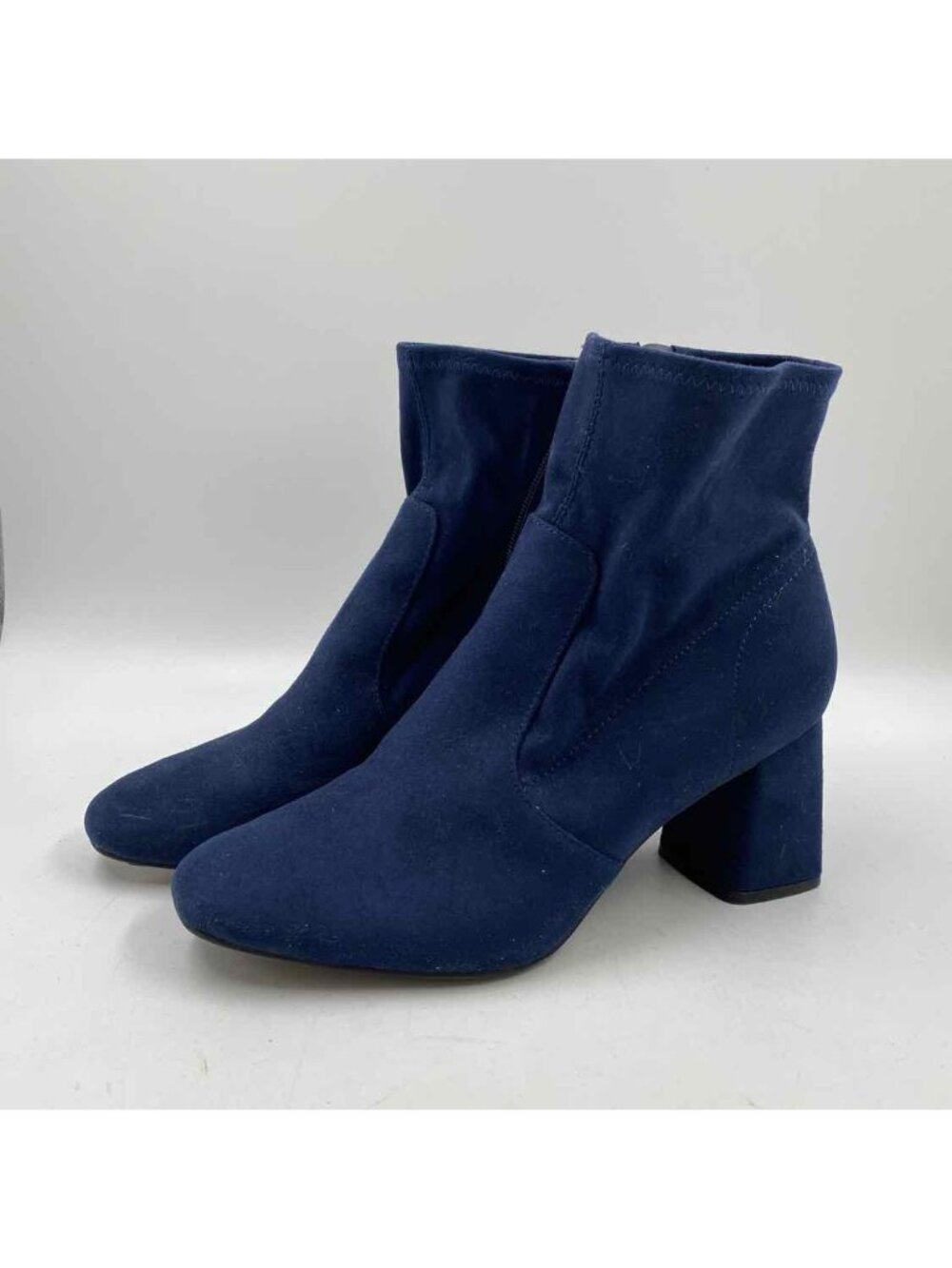 Kelly & Katie Women's Shoe Size 8 Navy Faux Suede Boots